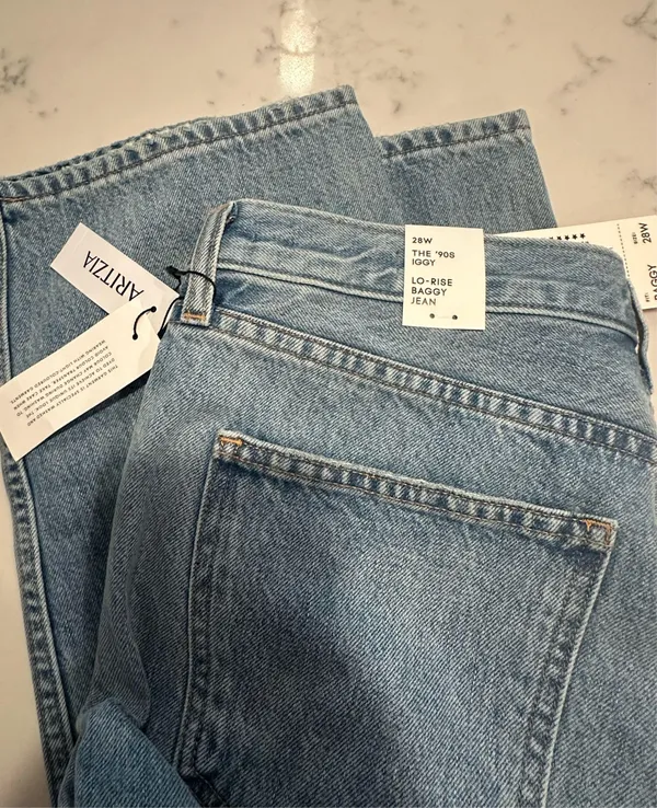 Aritzia Denim Forum Low-Rise 90s Iggy Baggy Jeans - Image 4