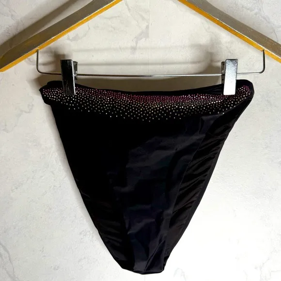 Beach Riot Black High-Waisted Bikini Bottom - Image 2