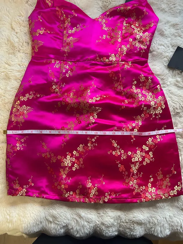 Lulus Fuchsia Satin Mini Dress - Image 13