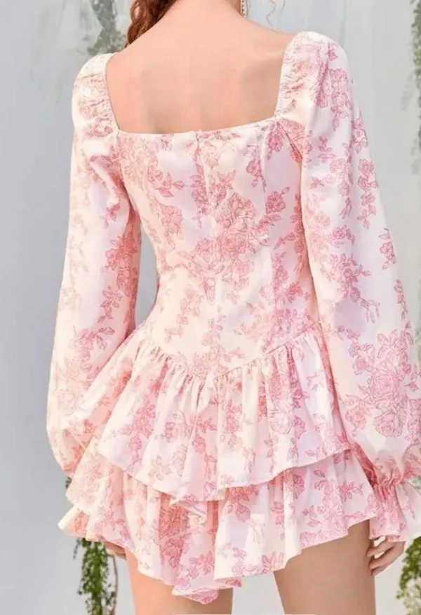 Floral romper Pink Size XS - Image 2