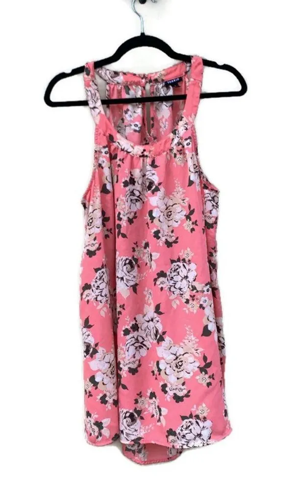 Torrid Georgette Floral Print High Low Sleeveless Drape Tank Top Plus Size 14/16 - Image 2