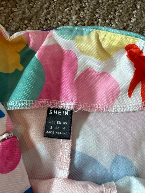 Shein Floral Mini Skort - Image 3