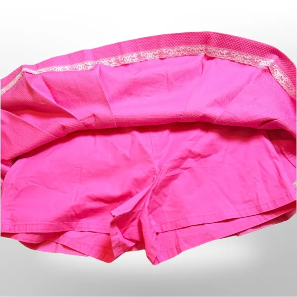 💖 Lilly Pulitzer Preppy Pink Tennis Skort | Lime Green Trim | Size 4 - Image 6