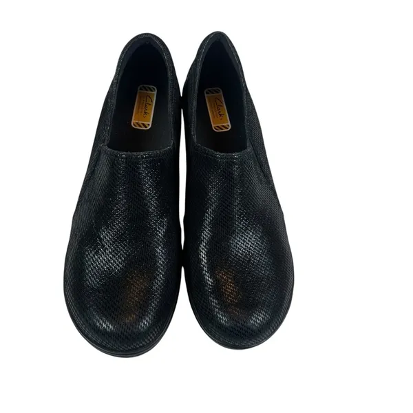 Clarks Slide On Non-Resistant Slip Lightweight Clog Shoes - Image 2