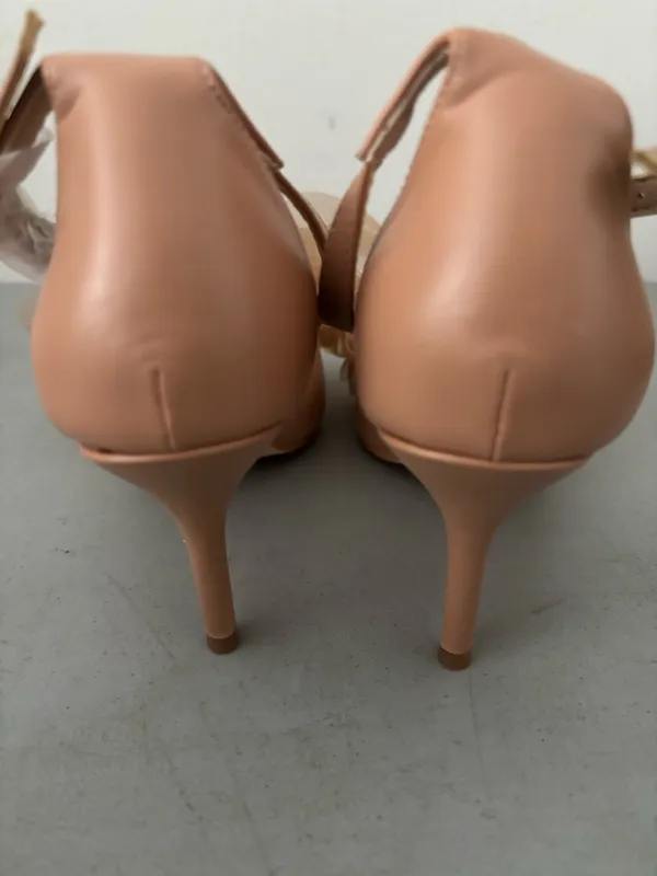Elegant heel sandal Tan Size 9 - Image 2