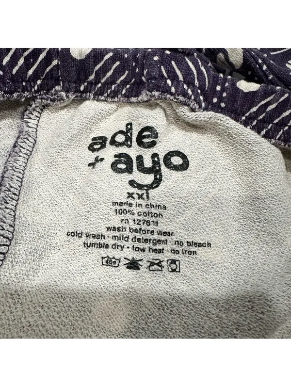 Ade + Ayo Purple Geometric Print Button-Front Jumpsuit – Tagged XXL, Fits Like M - Image 10