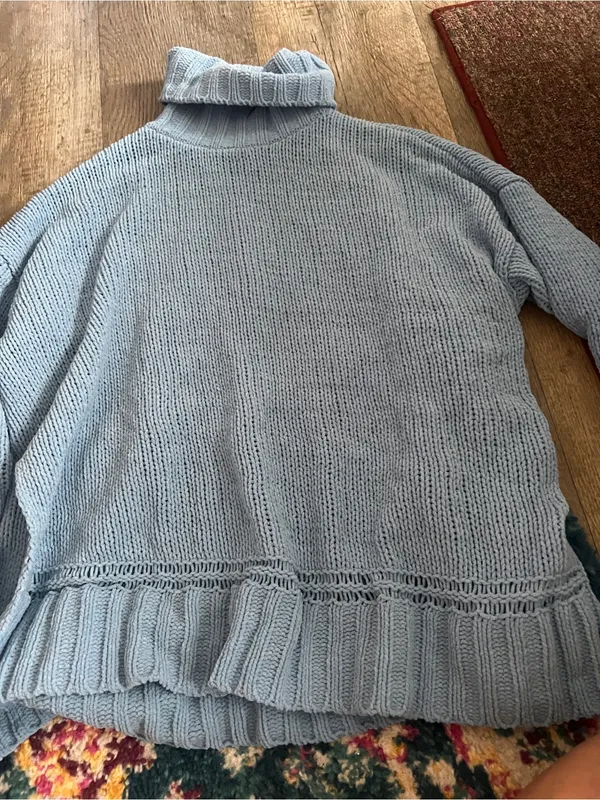 Aerie xs oversized blue sweater - Image 4