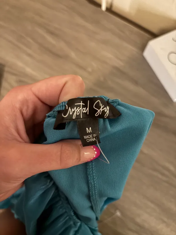 Teal dress Blue Size M - Image 3