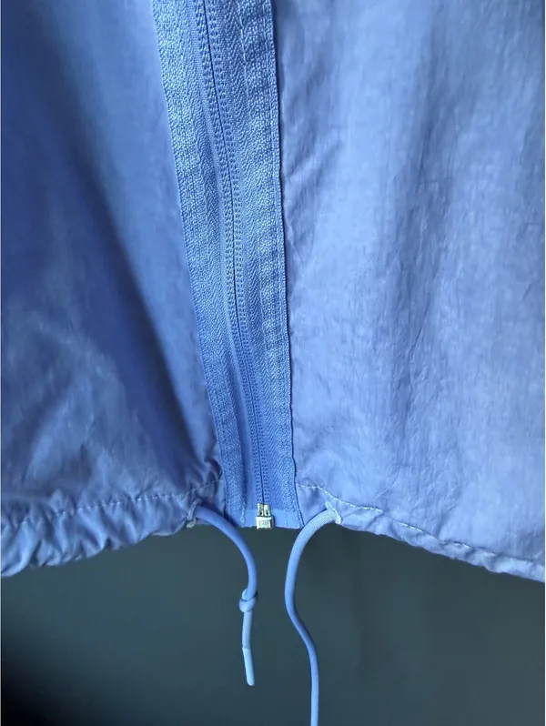 Athleta Lightweight Lavender Hooded Windbreaker Jacket, Size M - Image 5