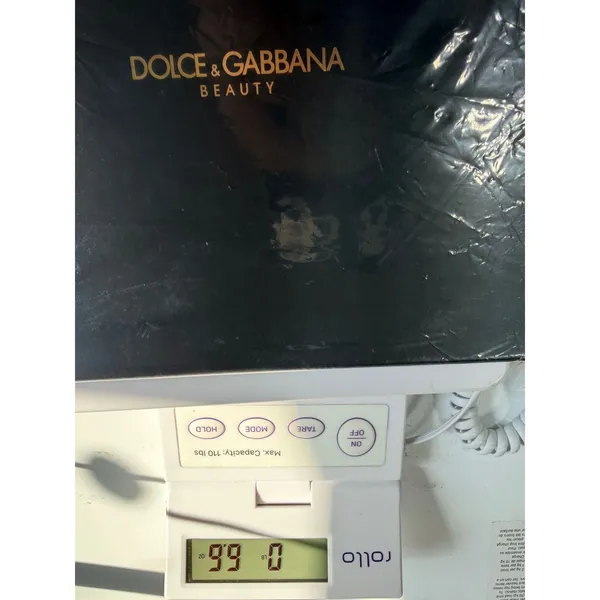Dolce & Gabbana Beauty Pouch Clutch Logo Makeup Bag Women's Black Gold New - Image 11