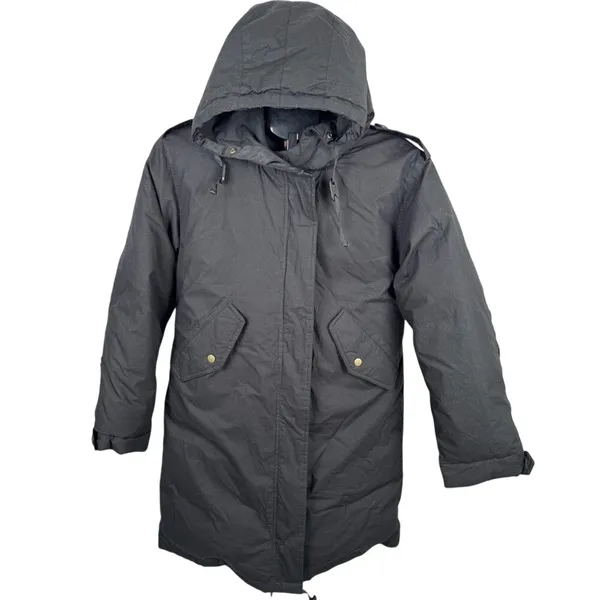 NWT Buffalo David‎ Bitton Down Parka Women's S Black Hooded Winter Coat - Image 3