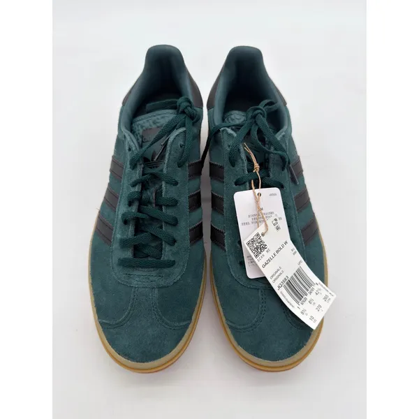 Adidas Gazelle Bold Aurora Ivy Gum Brown Platform Skater Suede Low Sneakers 10 - Image 2
