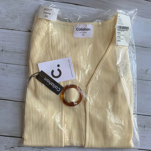 NWT Callahan Knitwear Vera Top in‎ Creme - Image 5