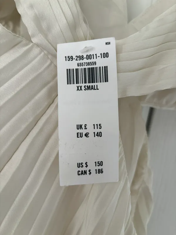 Abercrombie Giselle Pleated Cutout Maxi Dress - Image 3