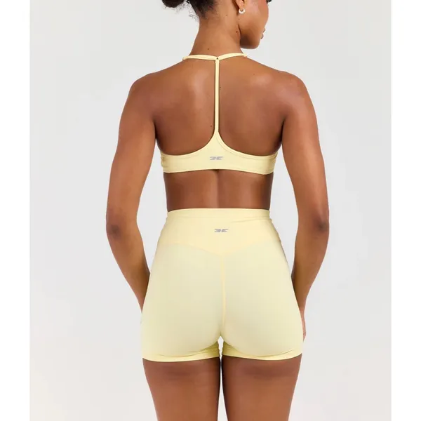 Elite Eleven Luna Flex Sports Bra & Mini Shorts Size XS Butter Yellow - Image 6