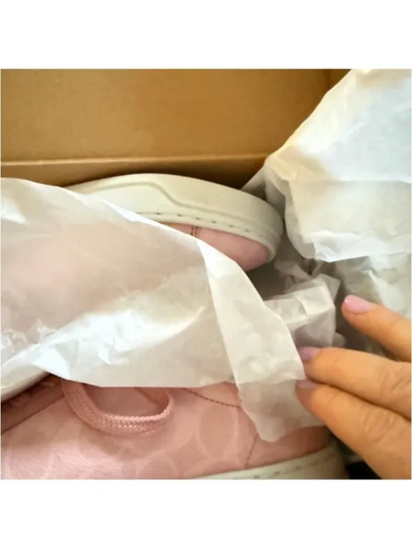 NEW Coach High Line CBT39 Powder Pink Signature Sneakers Size 6.5 NIB - Image 9