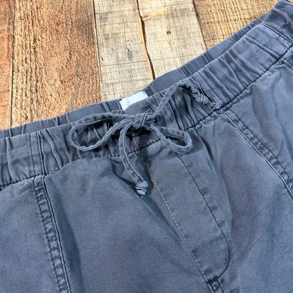 GAP Blue 100% Lyocell Twill Pull On Utility Shorts Drawstring Waist Small Gorp - Image 3