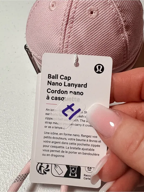 Lululemon Ball Cap Nano Lanyard NWT Rare - Image 4
