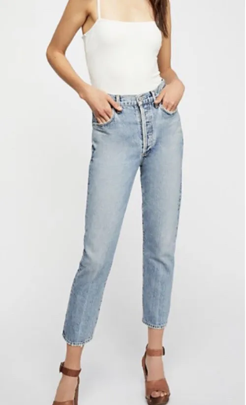Citizens of Humanity COH x Free People high rise straight leg jeans - Image 8