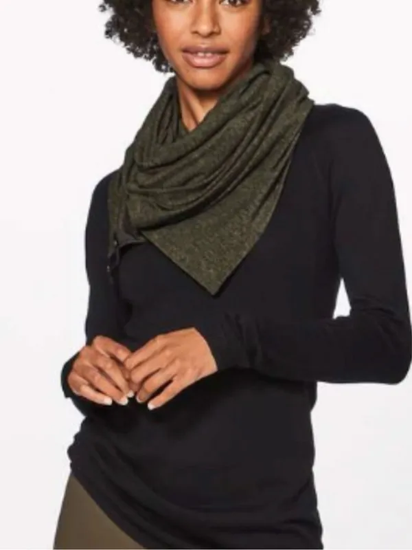 Lululemon Vinyasa Scarf Size Khaki Green - Image 2