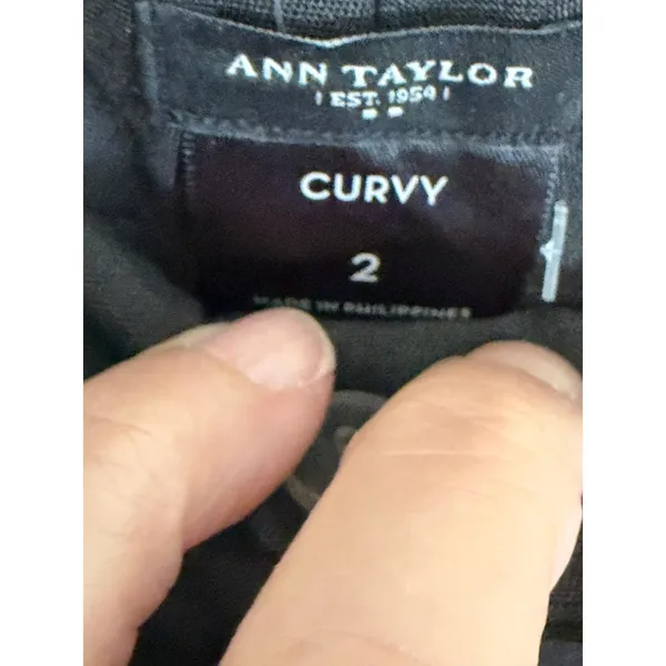 Ann Taylor Curvy Trousers Brown 2 Womens‎ Wool Blend Office Career Dress Pants - Image 5