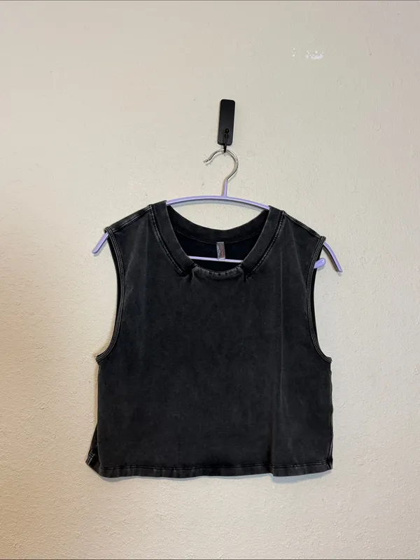 Free People FP Movement Hot Shot Skort Set In Washed black Size XL‎ - Image 9