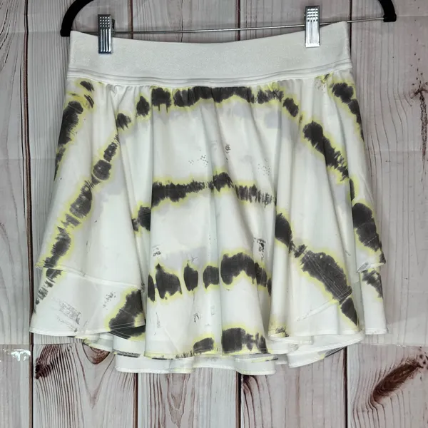 Lululemon Court Rival High-Rise Skirt *Long in Transverse Yellow Multi - Image 2