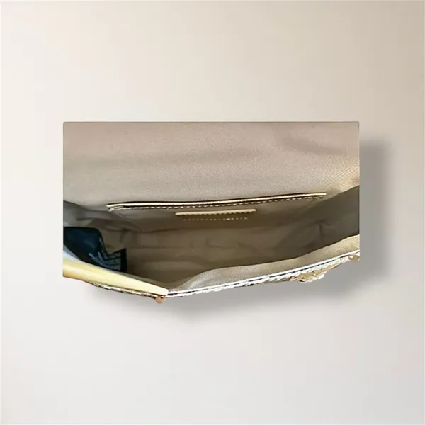 New Nicole‎ Miller Gold Sequin Shoulder Bag Clutch Evening Purse Holiday Party - Image 12