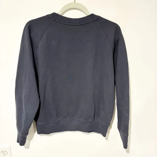 Richer‎ Poorer Sweater Women’s Size Small Navy Blue Pullover Sweatshirt Fleece - Image 4