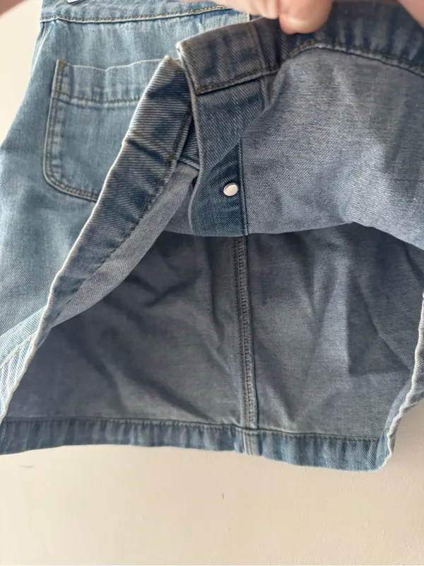 Brandy Melville Denim Button‎ Jean Skirt - Image 4
