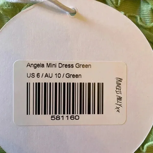 Angela mini dress princess polly‎ Size 6 Green St Patrick’s cutout NWT 0279 - Image 6