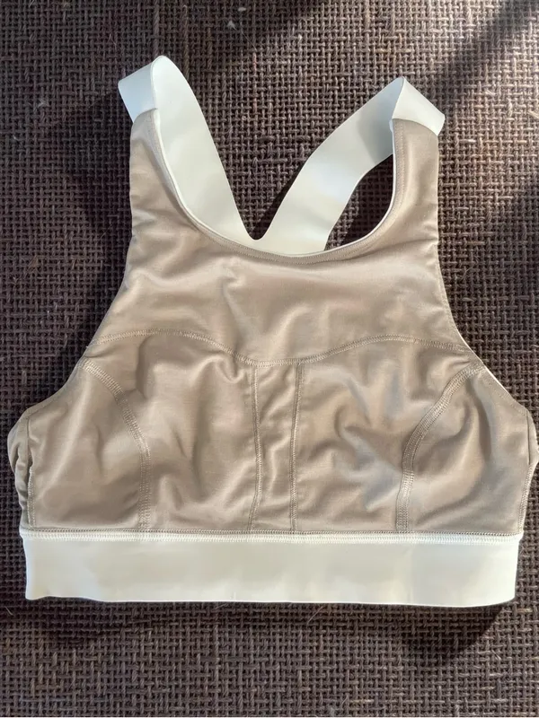 Lululemon Fast Free Bra In Nulux White - Image 6