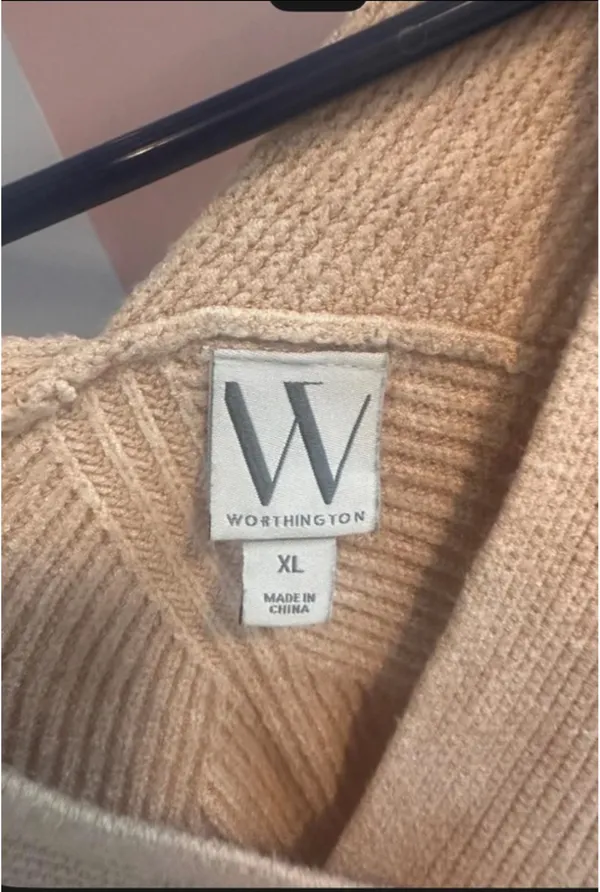 Sweater Worthington Women’s V-Neck XL - Image 3