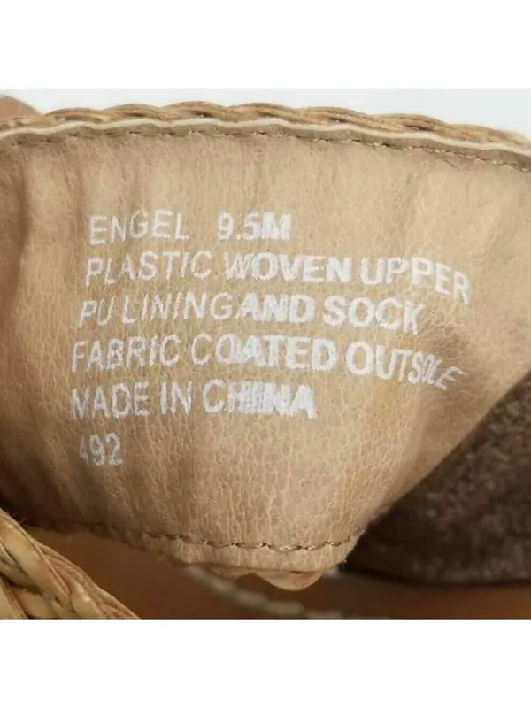 Steve Madden Engel Womens Woven Slingback Platform Wedge Heel Sandal Size 9.5 M - Image 8