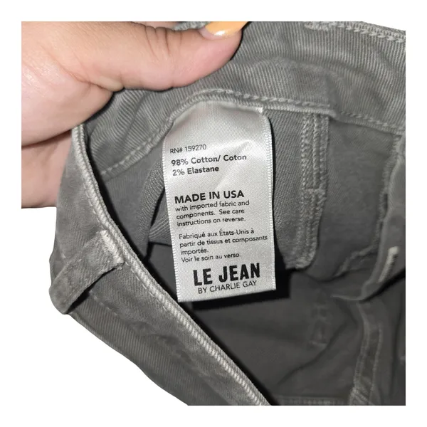 Le Jean Green High Rise Straight Leg Sasha‎ Pants Size: 27 - Image 8
