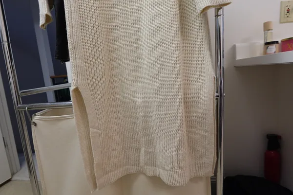 Dustier split sides open knit cardigan Tan Size L - Image 10