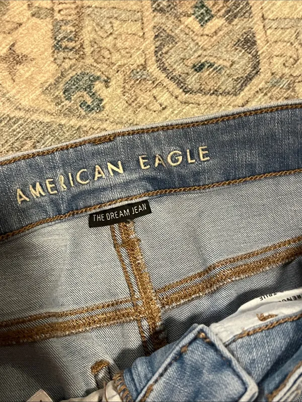 American Eagle Outfitters Skinny Jeans in Light Wash Blue - Image 2