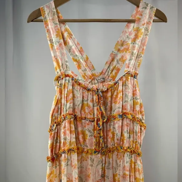 NWT Free People Dance with Me Maxi in Ivory Combo Size‎ Medium - Image 4