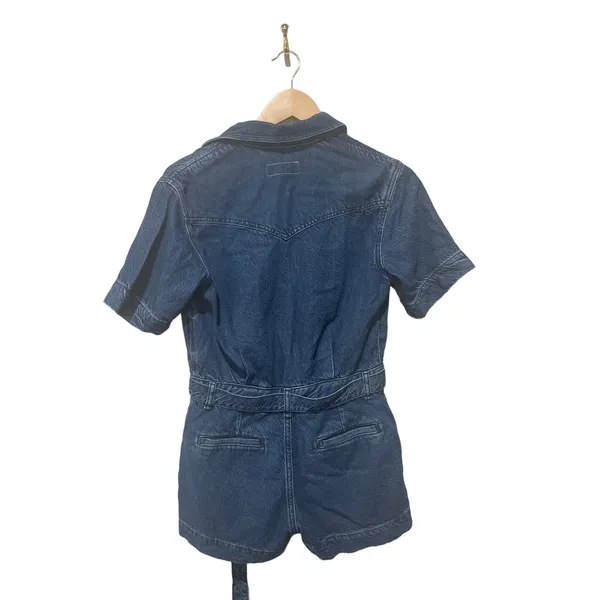 Rag &‎ Bone Featherweight Surplus Romper Size XXS Blue - Image 7