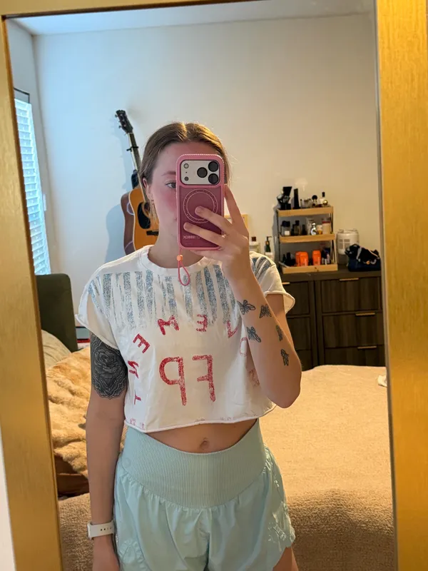 Free People Movement Hot Shot Cropped Tee - Image 2