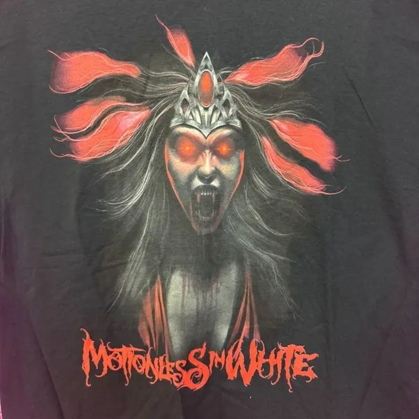 Motionless in White Banshee The Whorror Metal Band Tee 2XL - Image 2