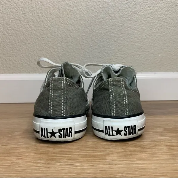Converse All Star Chuck Taylor Gray Canvas Women’s Sneaker - Image 5
