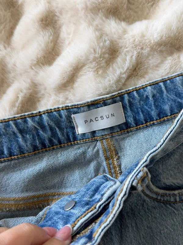 Pacsun piper micro mini denim jean skirt - Image 2