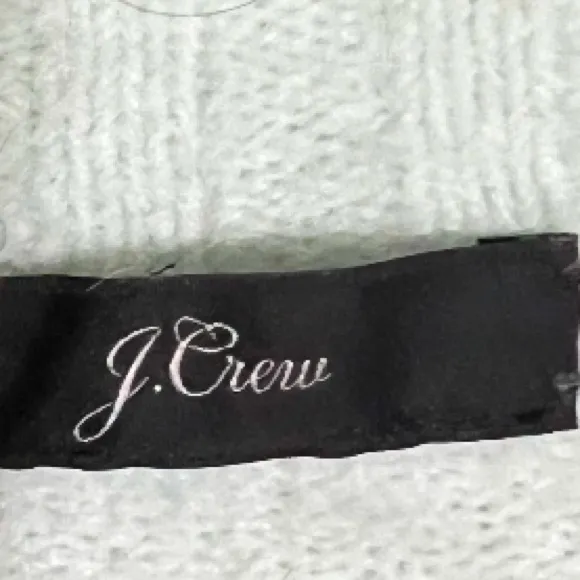 J. Crew Merino Alpaca Mock Neck Pastel Pullover Sweater size Large‎ - Image 5
