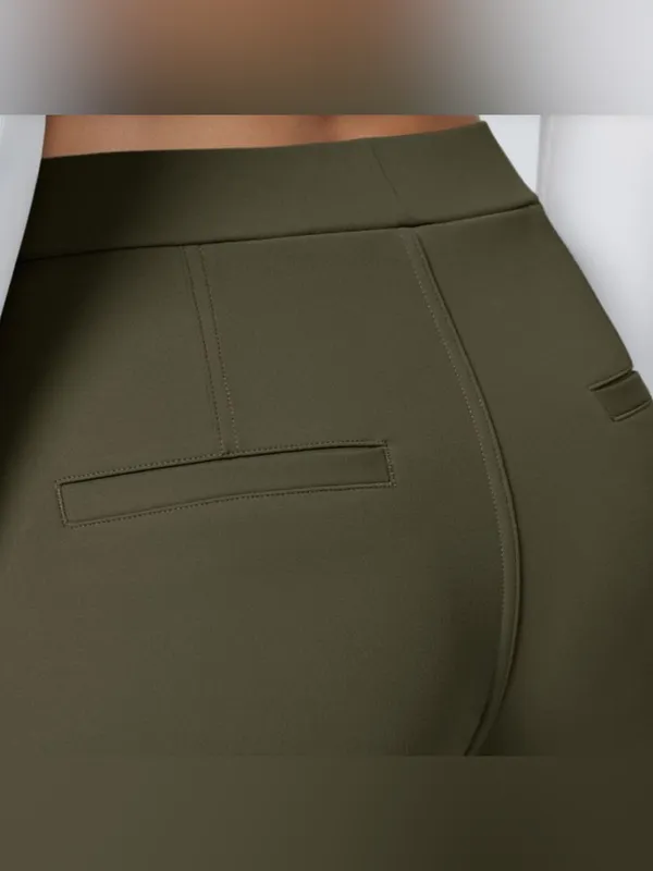 NWT HALARA Flex™ DayStretch High Waisted Pocket Straight Leg Work Pants - Image 5
