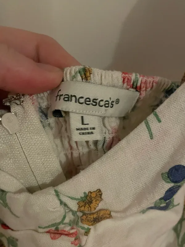 Francesca's Dress Mini White - Image 2