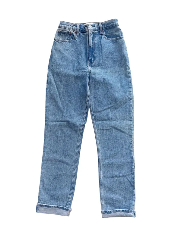 Abercrombie & Fitch - The 90’s Straight Ultra High Rise Jeans Size 27 / 4L - Image 2