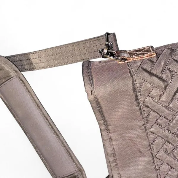 Lug Black Quilted Tote Bag | Lightweight Travel Crossbody Laptop Work Bag - Image 2