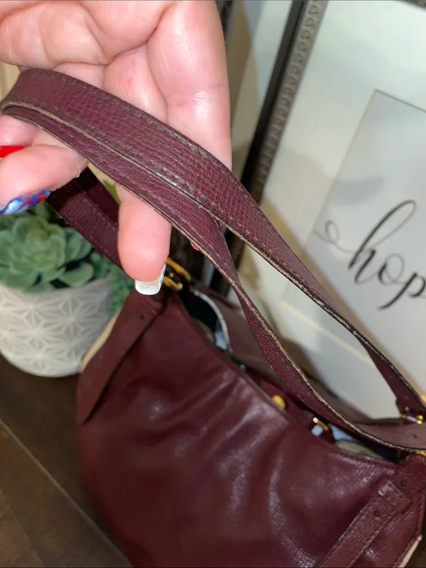 Burberry Canterbury House Check Canvas Leather Tote Shoulder Bag - Image 5