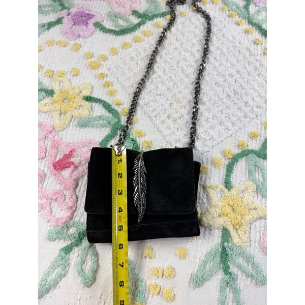 ZARA WOMAN cowhide‎ leather Chain Shoulder Bag Evening Crossbody - Image 6